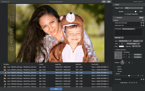 PhotoMill X 3.0.2 for Mac：专业级照片批量处理的全能解决方案