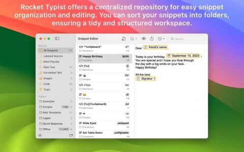 Rocket Typist 3.2.5 for Mac：文本效率工具的新篇章